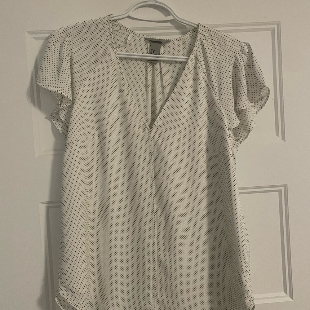 Polka dot blouse